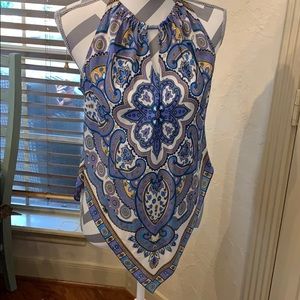 Robert Graham Silk Halter Sz XL